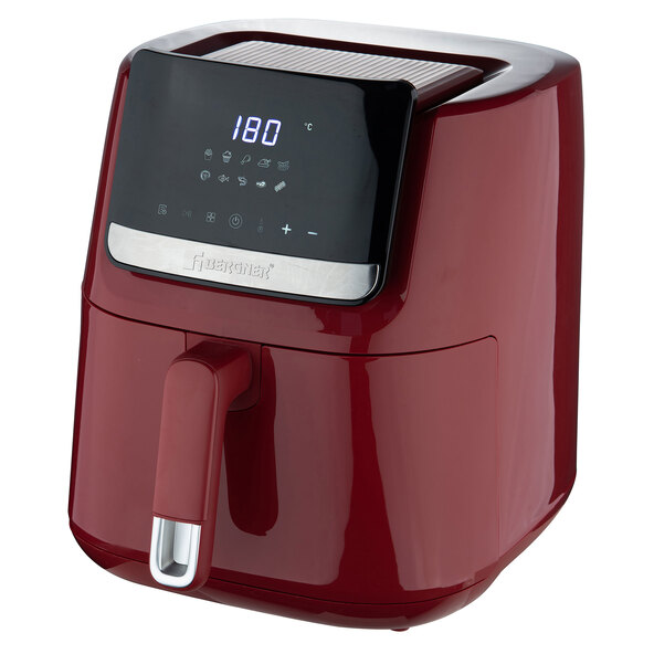 Airfryer, 6,5 l, bordeauxrood
