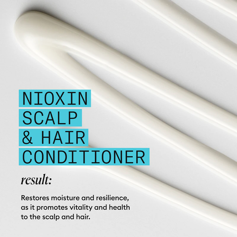 Nioxin System 3 Condicionador para Couro Cabeludo e Cabelo para cabelos com coloração e ralos