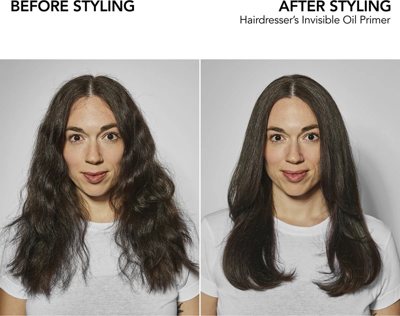 Bumble and bumble Hairdresser's Invisible Oil Heat/UV Protective Grunts sprejs pirms matu veidošanas, lai iegūtu nevainojamu matu izskatu.