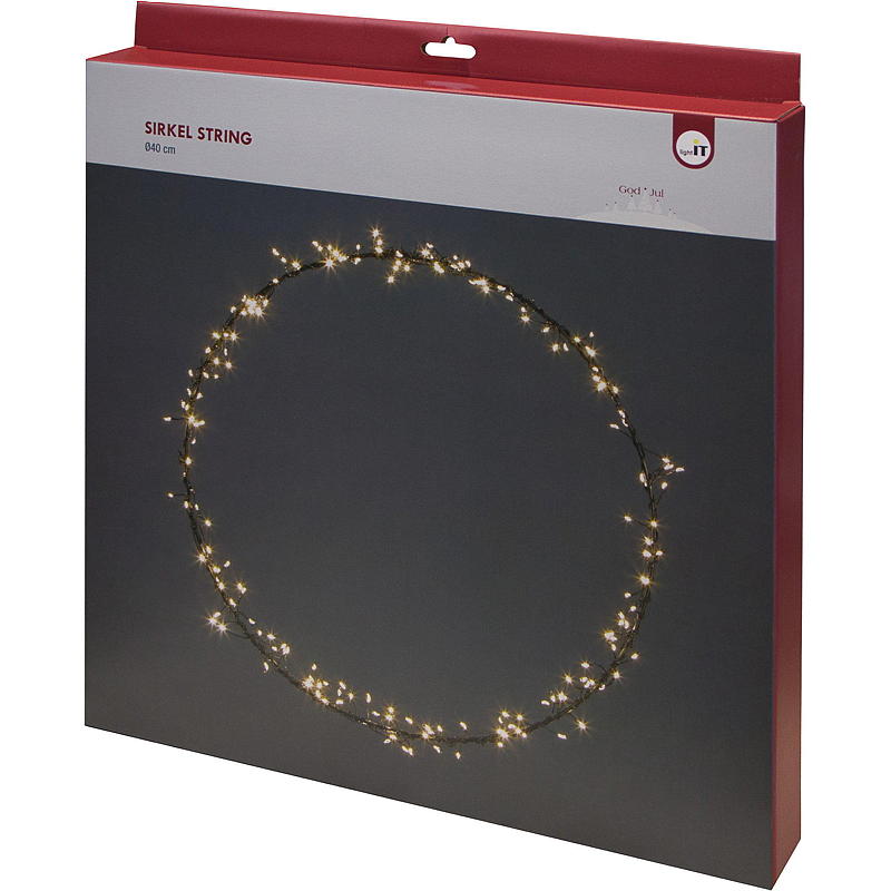 Hem Ljusslinga cirkel 40 cm 200 LED