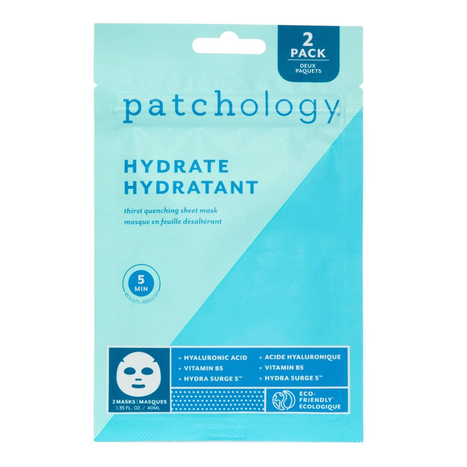 Patchology Tuchmaske TUCHMASKE DUO HYDRATE -