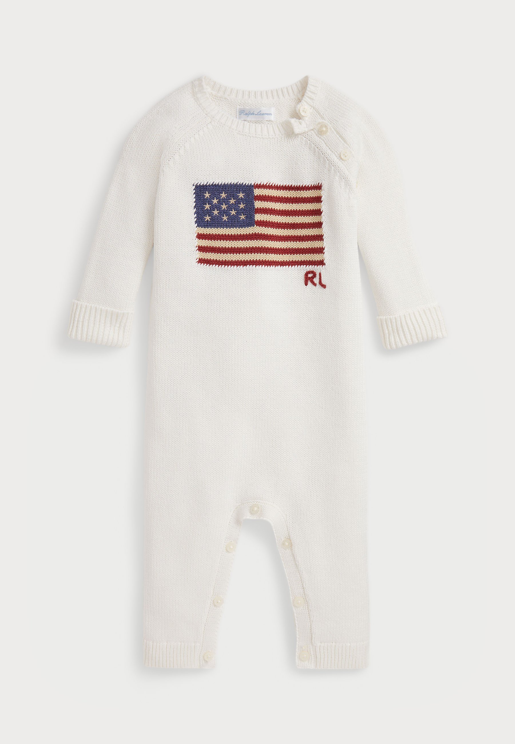 Polo Ralph Lauren FLAG BAUMWOLL-OVERALL - Jumpsuit - nevis