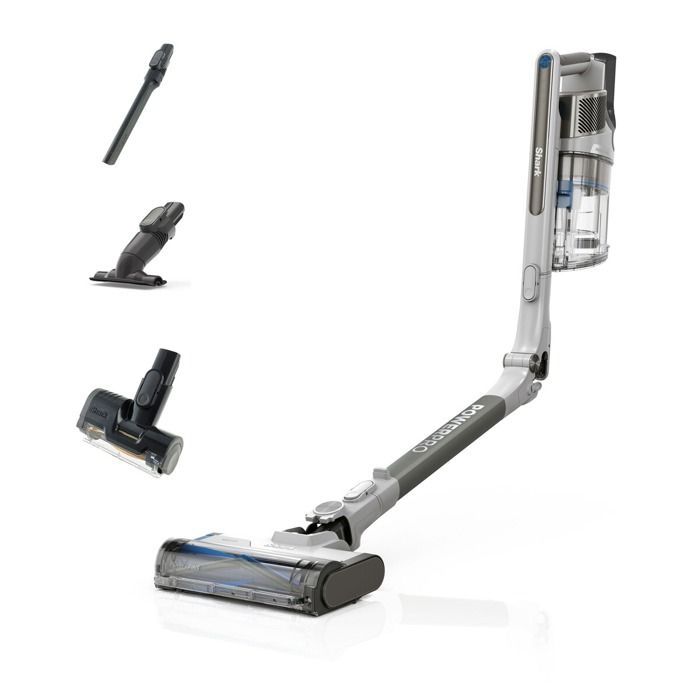 Aspirador de pó sem fio Shark PowerPro Pet IZ380EUT, branco e azul
