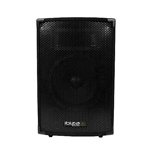 Paire d'enceintes IBIZA SOUND DISCO-08 - 2 x 300 W - Forme trapézoïdale - Bass reflex - Moquette anthracite
