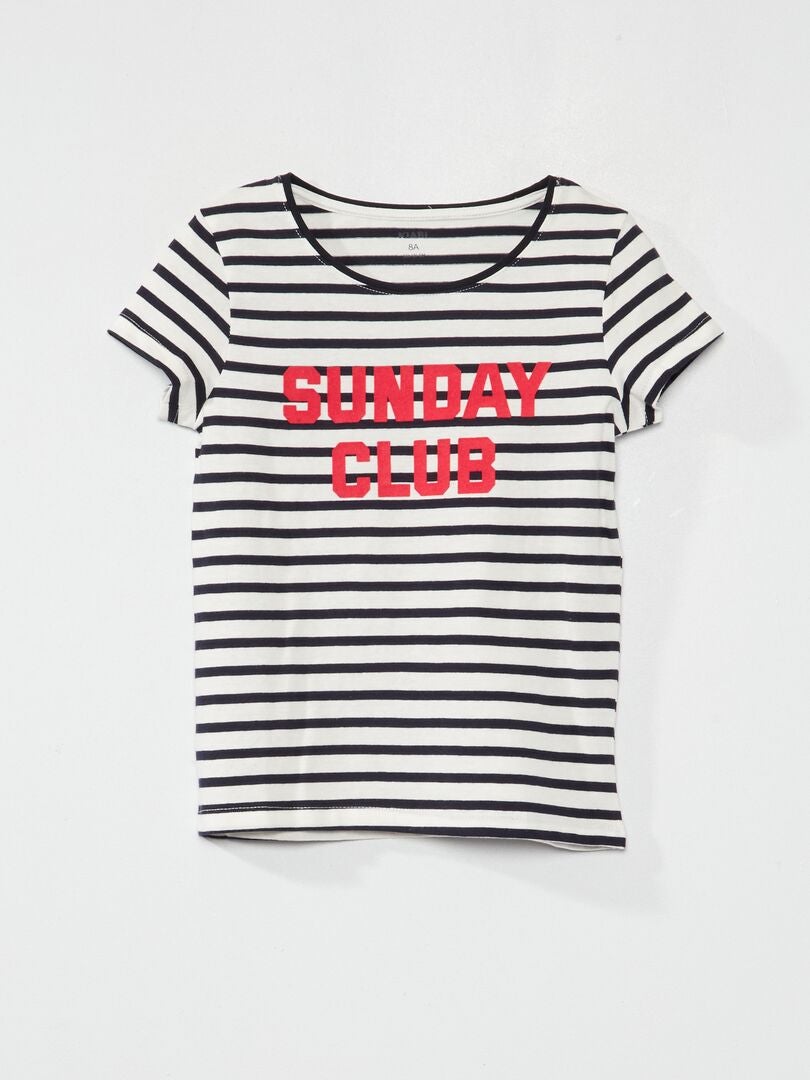 Camiseta de punto jersey - AZUL