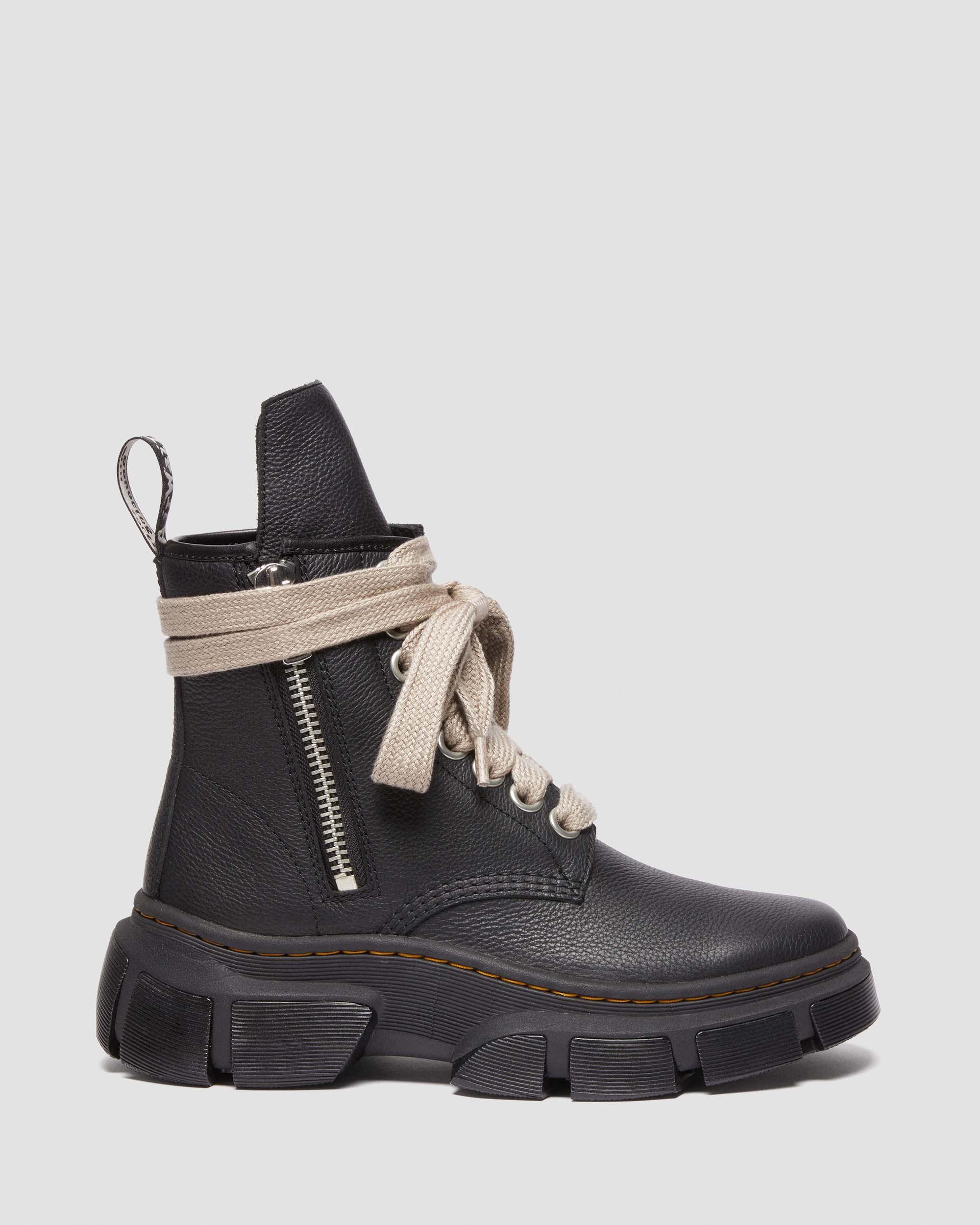 1460 Rick Owens DMXL Leather Lace Up Boots