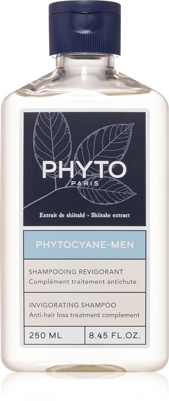 Phyto Phytocyane Men Inviginging Shampoo attīrošs šampūns pret matu izkrišanu