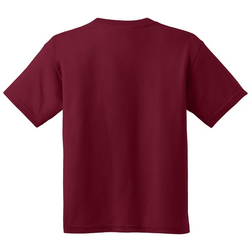  Eenvoudig T-shirt met korte mouwen van dik katoen (verpakking van 2)