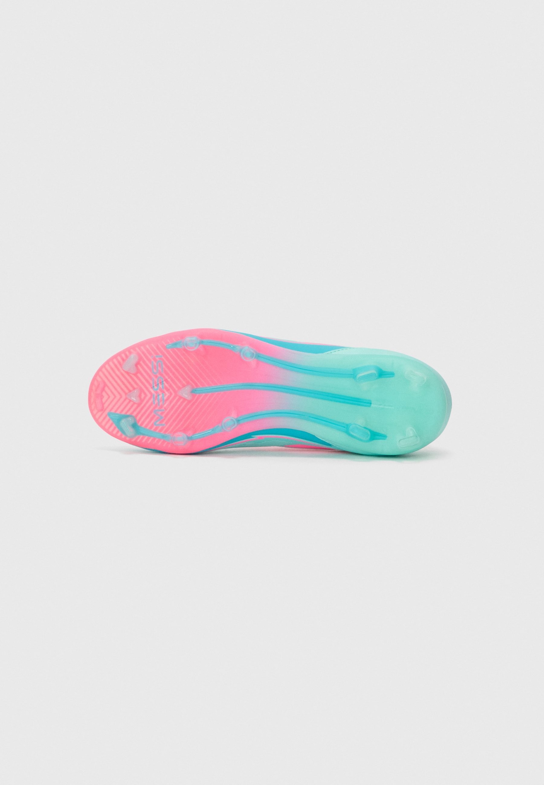 adidas Performance F50 ELITE MESSI UNISEXE - Chaussures de football pour terrain ferme - bleu turquoise/rose clair/cyan clair