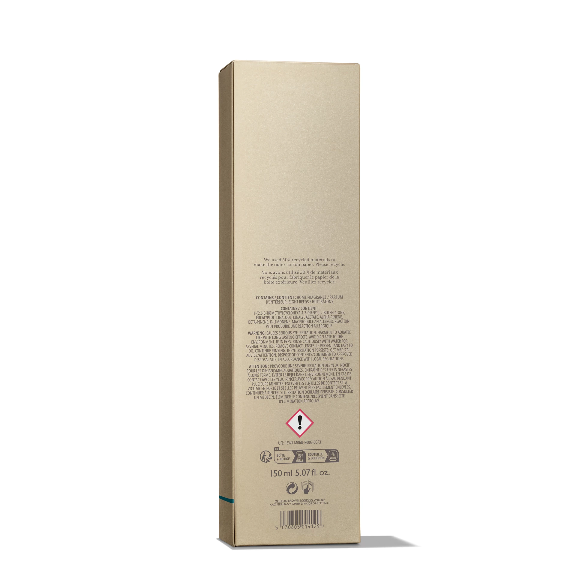 Rezervă pentru aromă cu chiparos de coastă și fenicul de mare 150 ml - Molton Brown