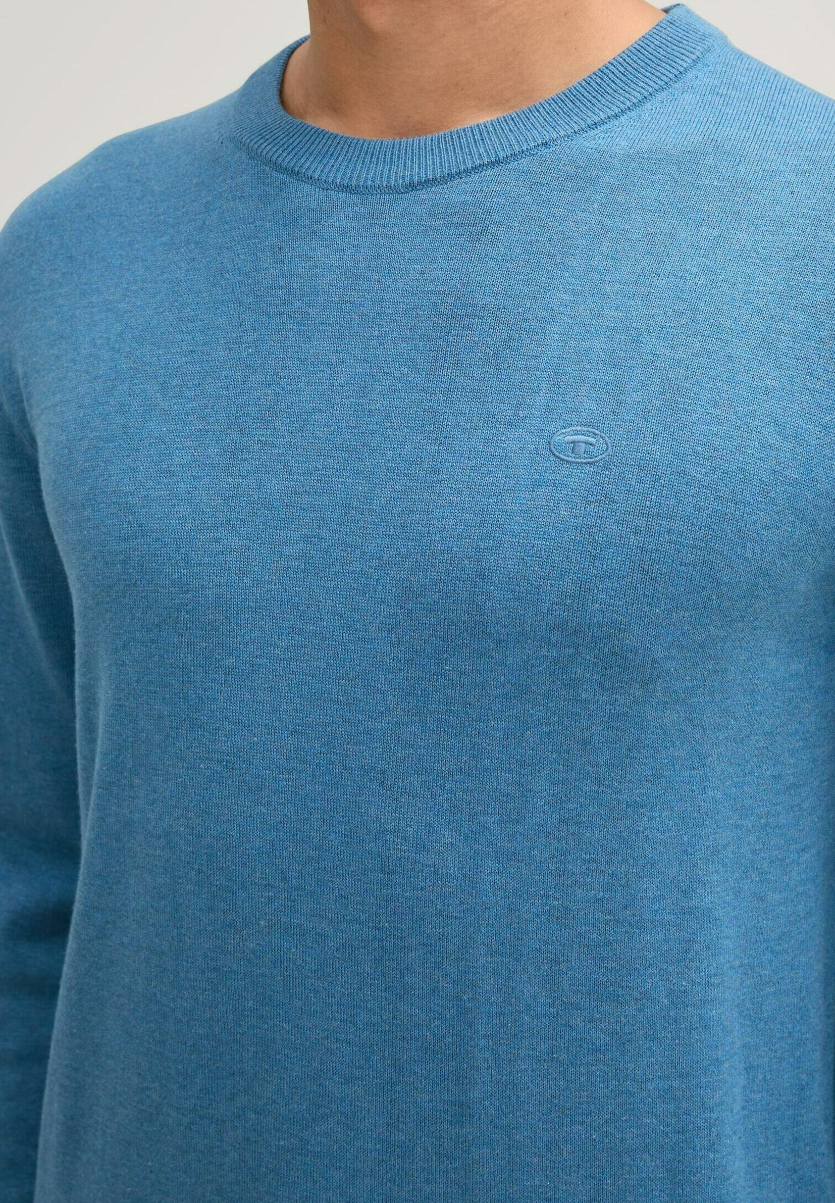TOM TAILOR Trui - oceaanblauwe melange
