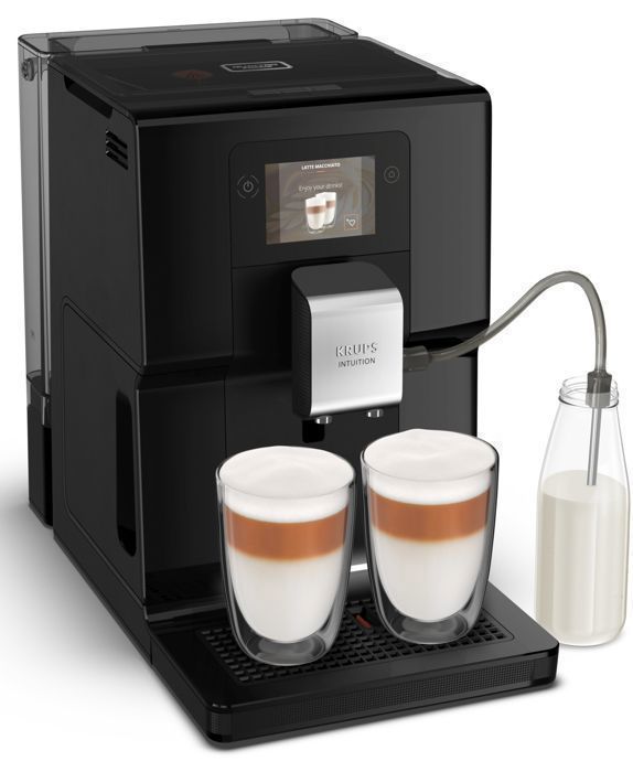 KRUPS Intuition Preference Coffee Machine, Bean Grinder, Espresso/Cappuccino Maker, Touchscreen EA873810