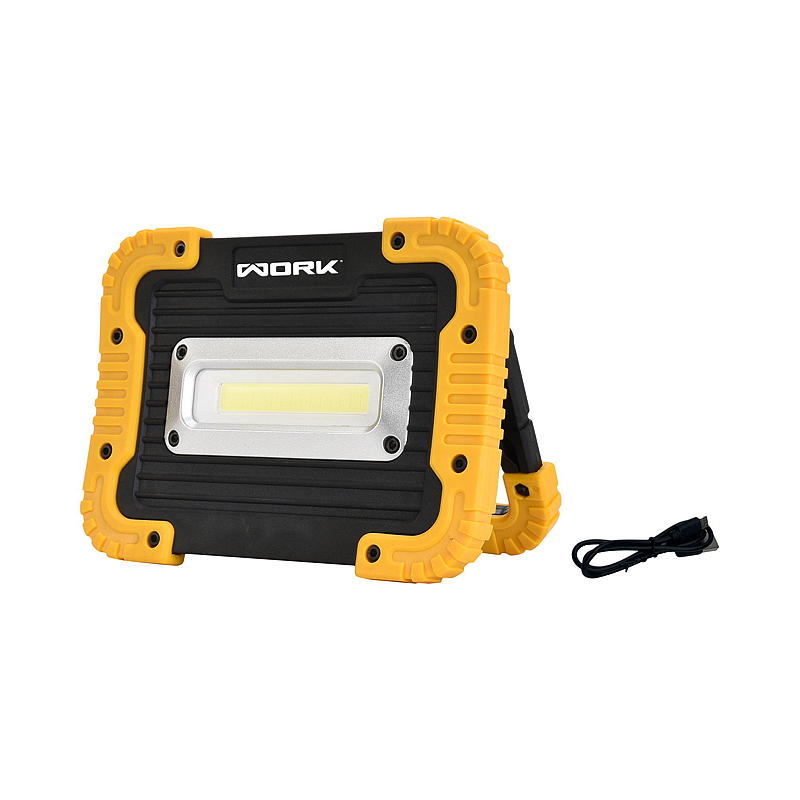 Arbetslampa LED 800 lm, uppladdningsbar