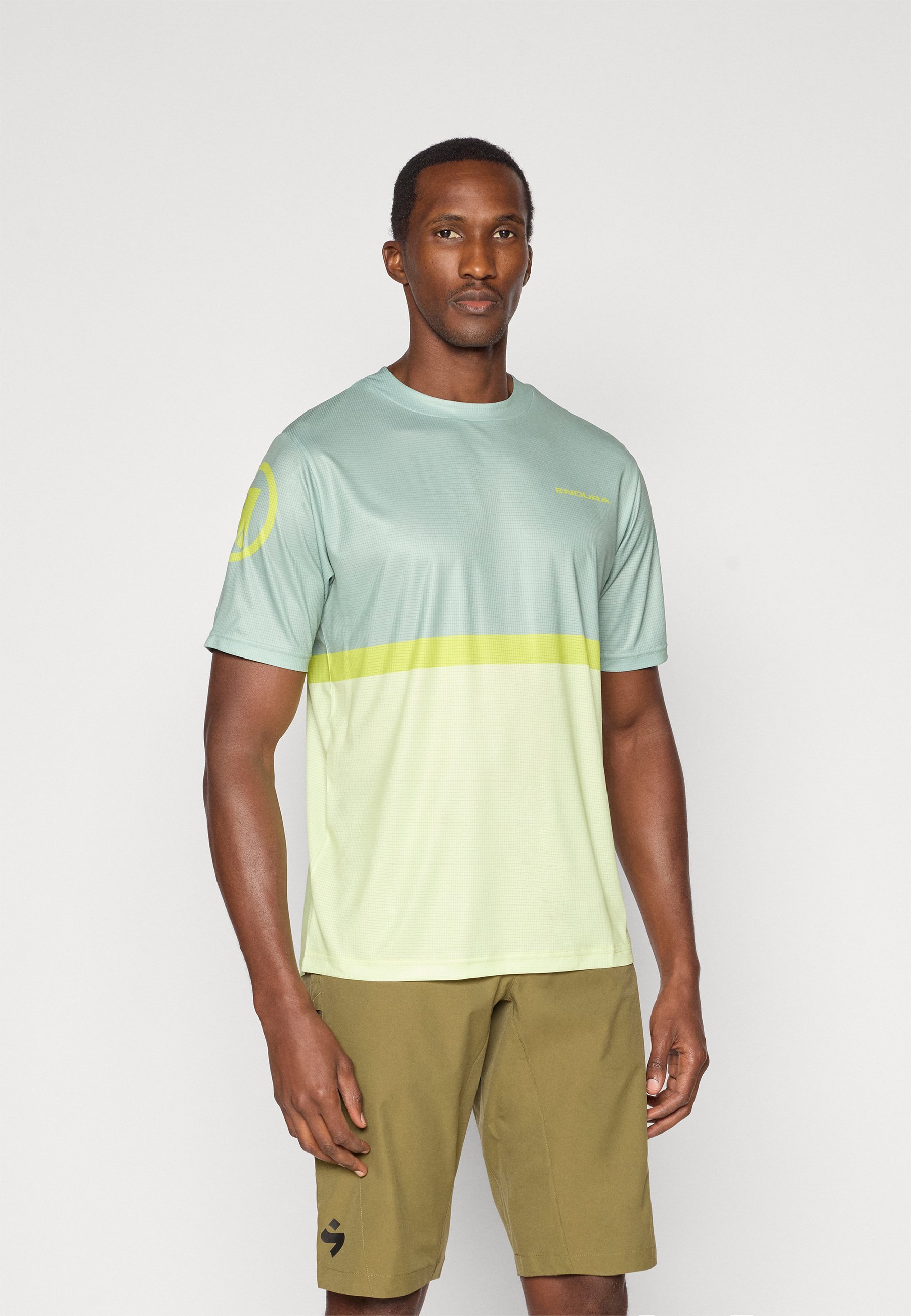 Endura SINGLETRACK CORE TEE - T-shirt stampata - verde lago