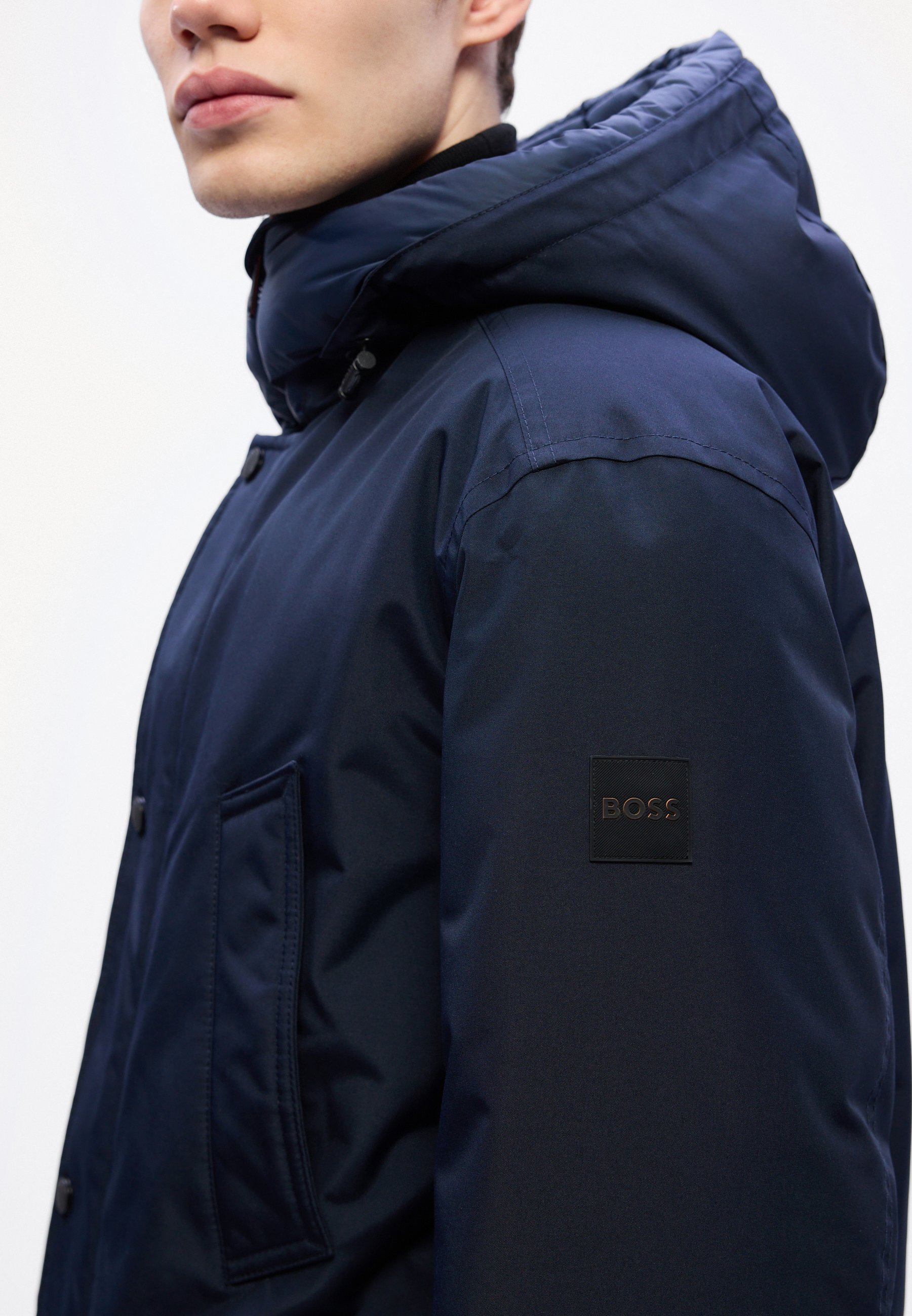 BOSS OSIASS - Winterjas - donkerblauw vier