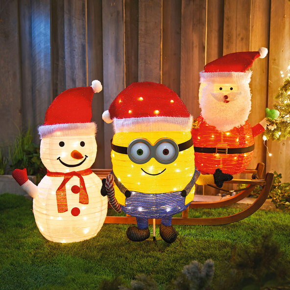 Figurină de Crăciun cu LED-uri Minion