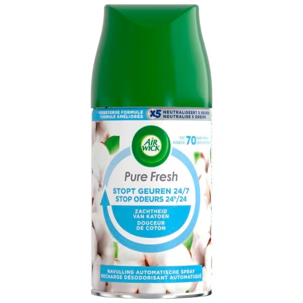 Air Wick Pure Freshmatic Max Cotton Softness osvježivač zraka, rezervno punjenje 250ml
