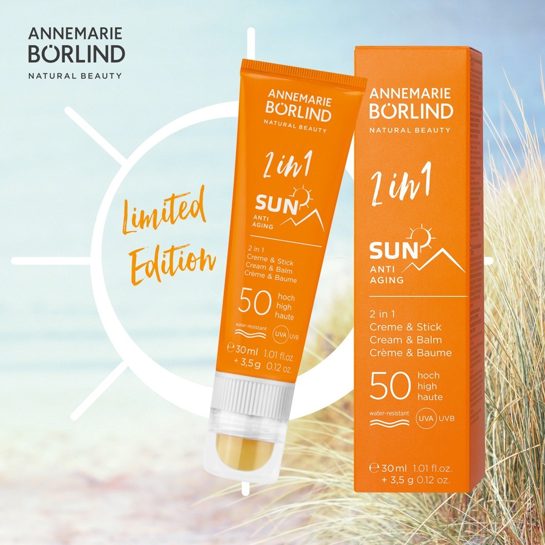ANNEMARIE BÖRLIND Ochranný krém proti slnku 2 v 1 Opaľovací krém a balzam SPF 50 - 30 ml