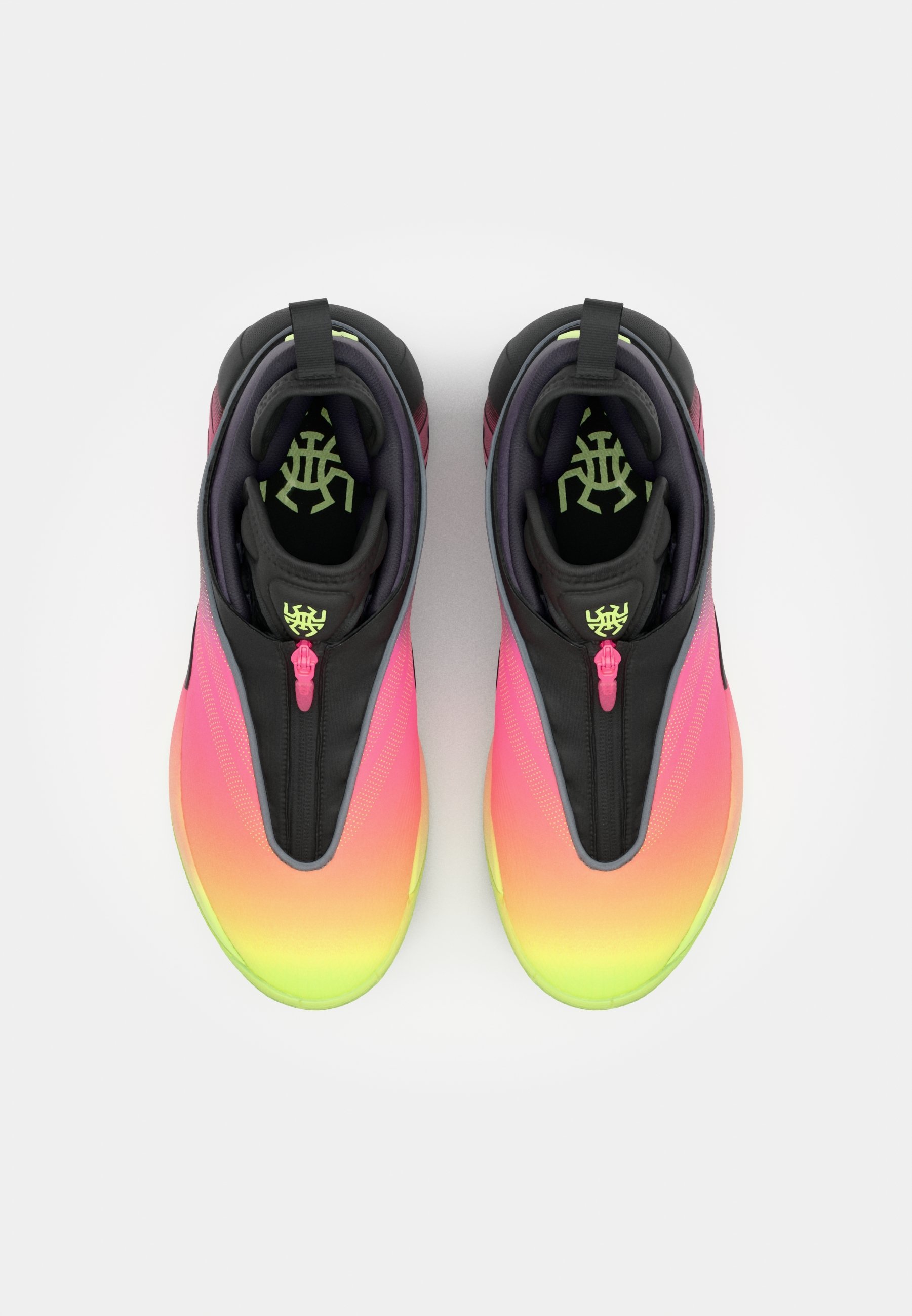 adidas Performance DON ISSUE 7 - Basketbalschoenen - aurora zwart/lucid pink/hi res geel