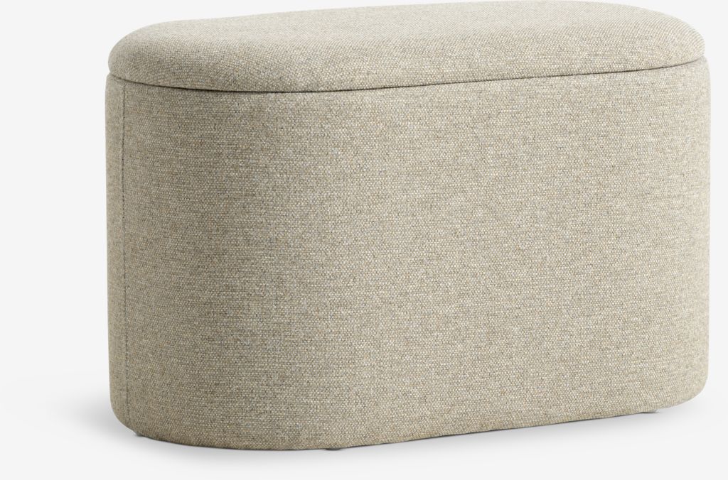 GISLEV GISLEV 65x36 pouf s pješčanom tkaninom, skladišni tip