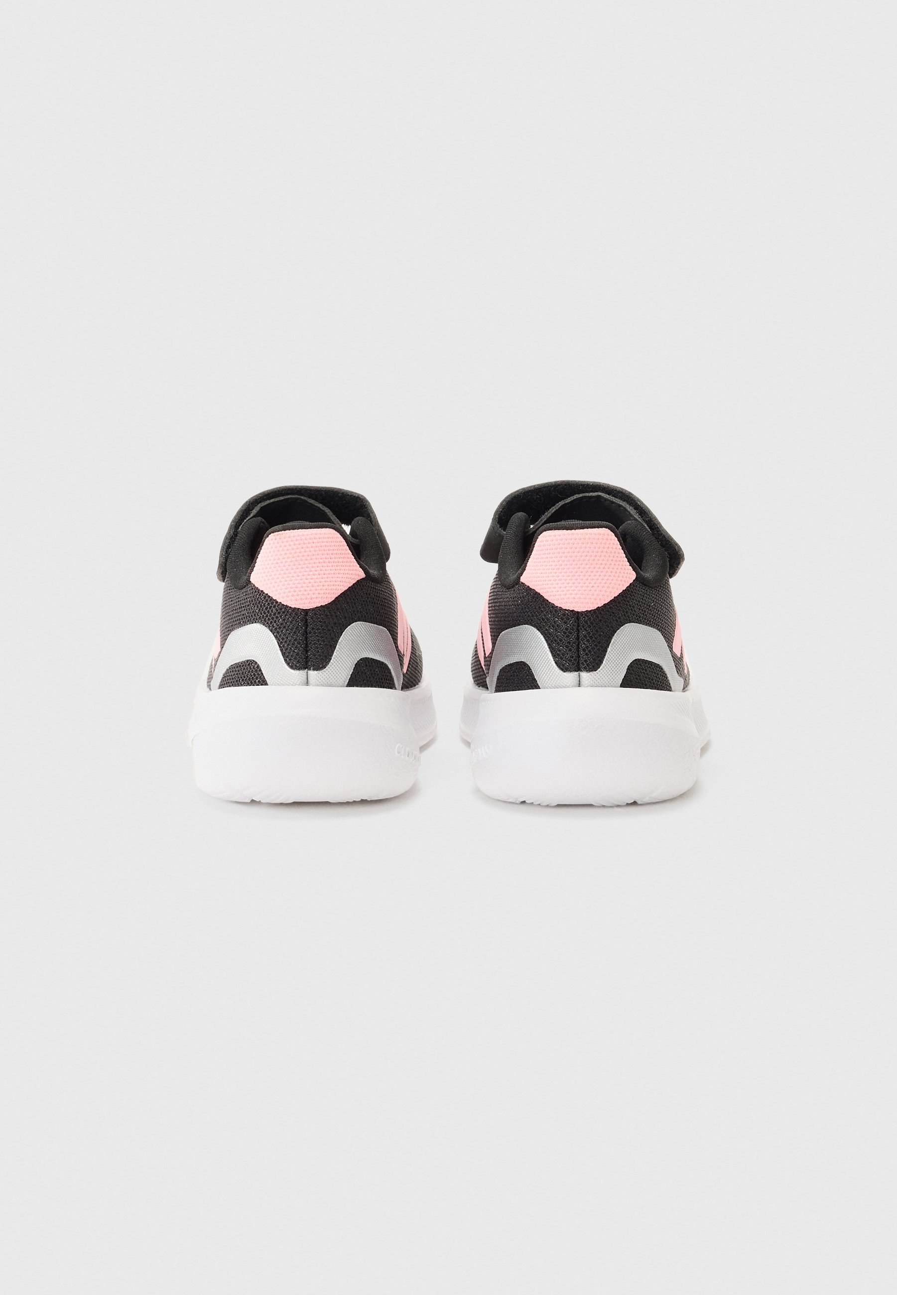 adidas Performance RUNFALCON UNISEX - Hardloopschoenen voor op de weg - core black/pink spark/zilverkleurig