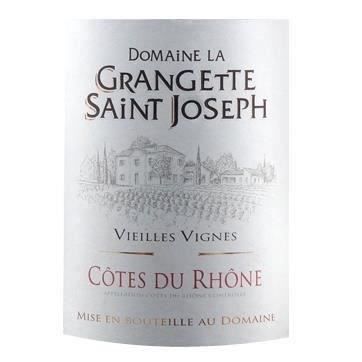 Domaine la Grangette Saint-Joseph 2023 - AOC Côtes du Rhône - Vino tinto ecológico del Ródano