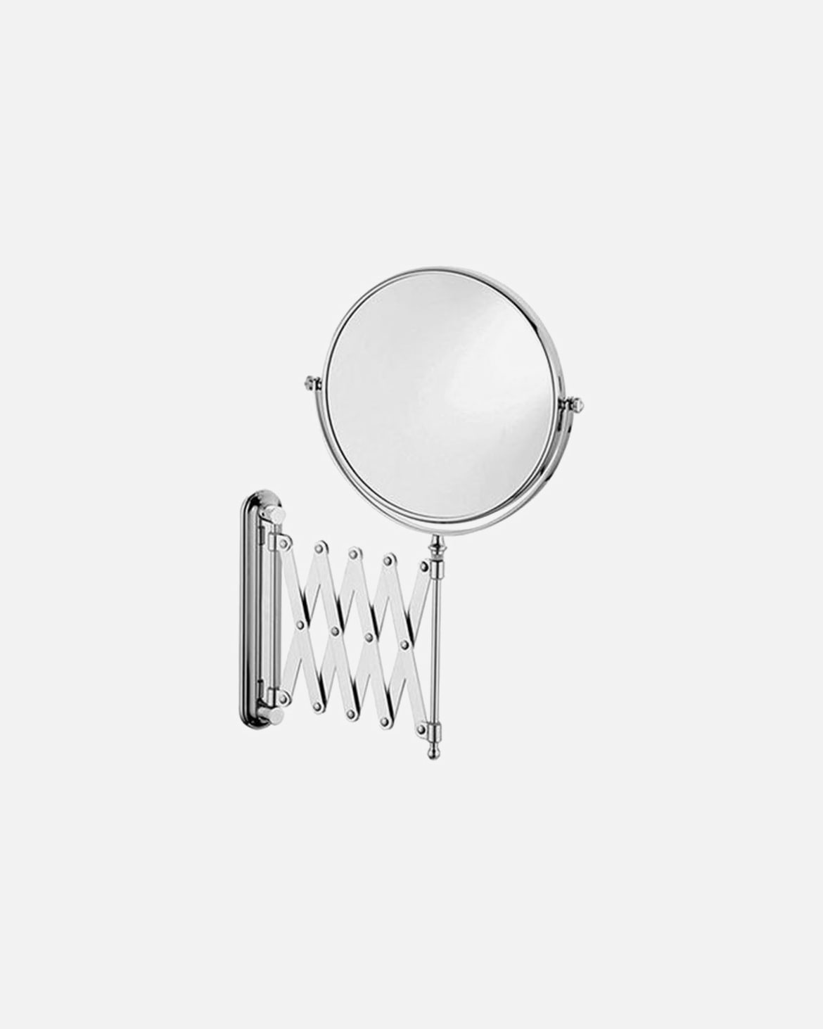 UNIQ UNIQ Miroir cosmétique à deux côtés avec bras extensible et grossissement 5x