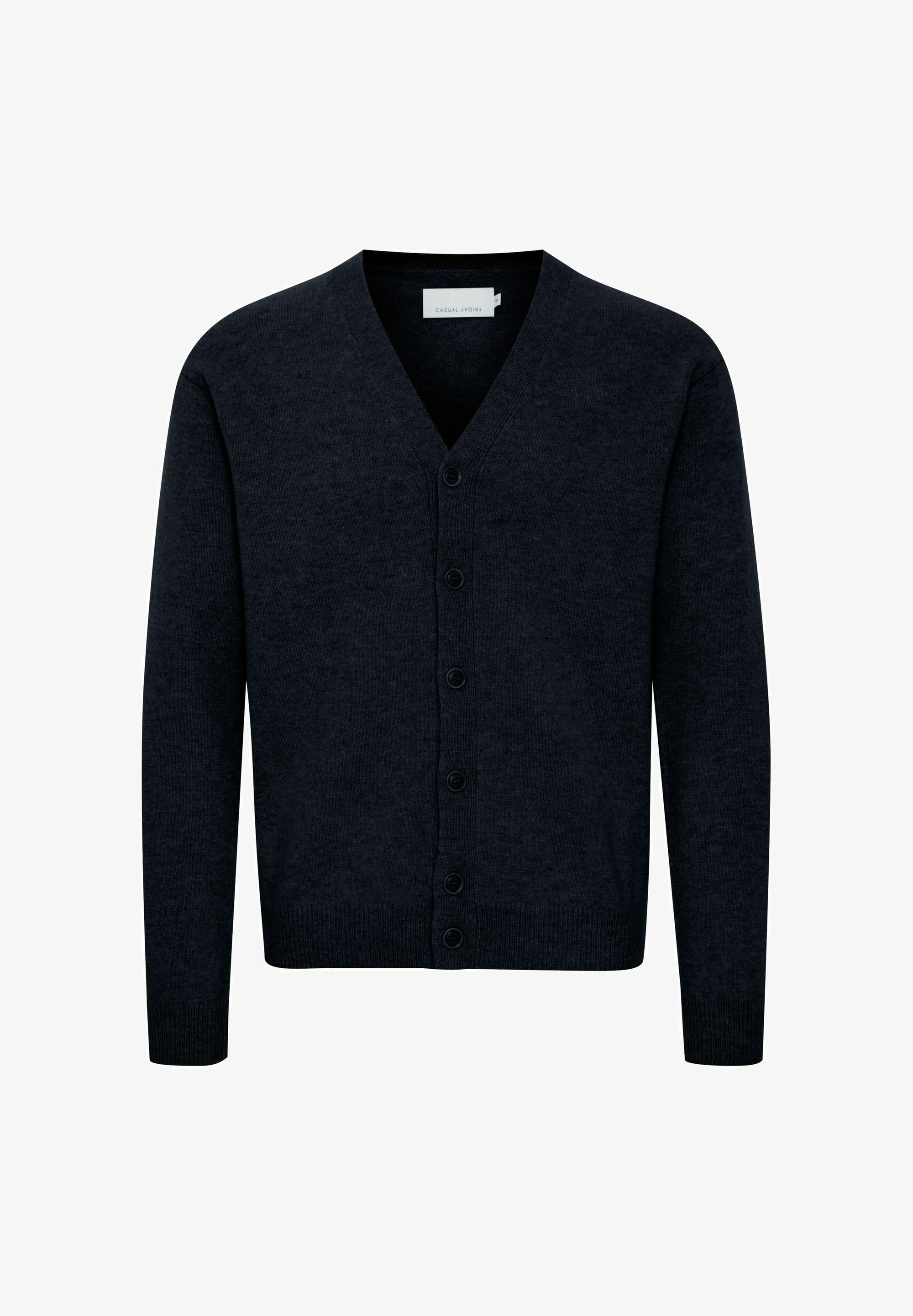 Casual Friday CFKARL - Cardigan - anthrazit schwarz
