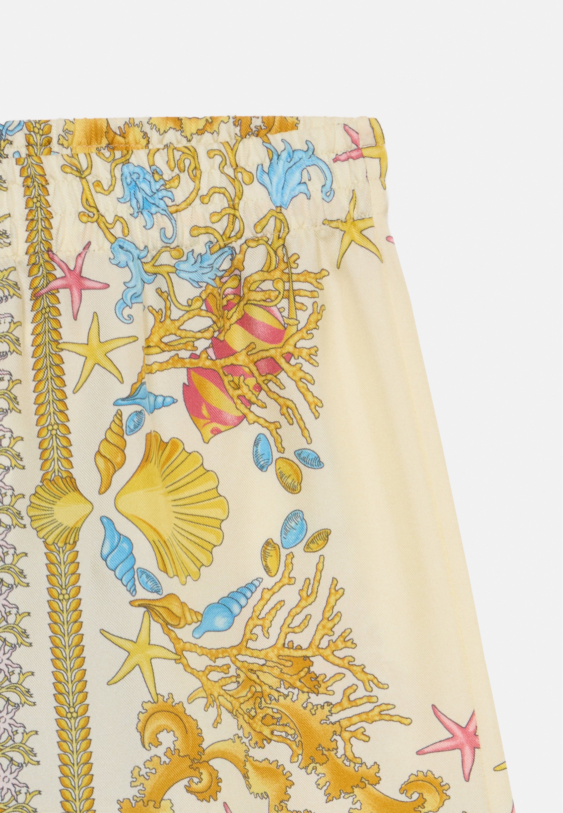 Short Versace UNDERWATER BAROCCO KIDS UNISEXE - couleur coquille d'œuf