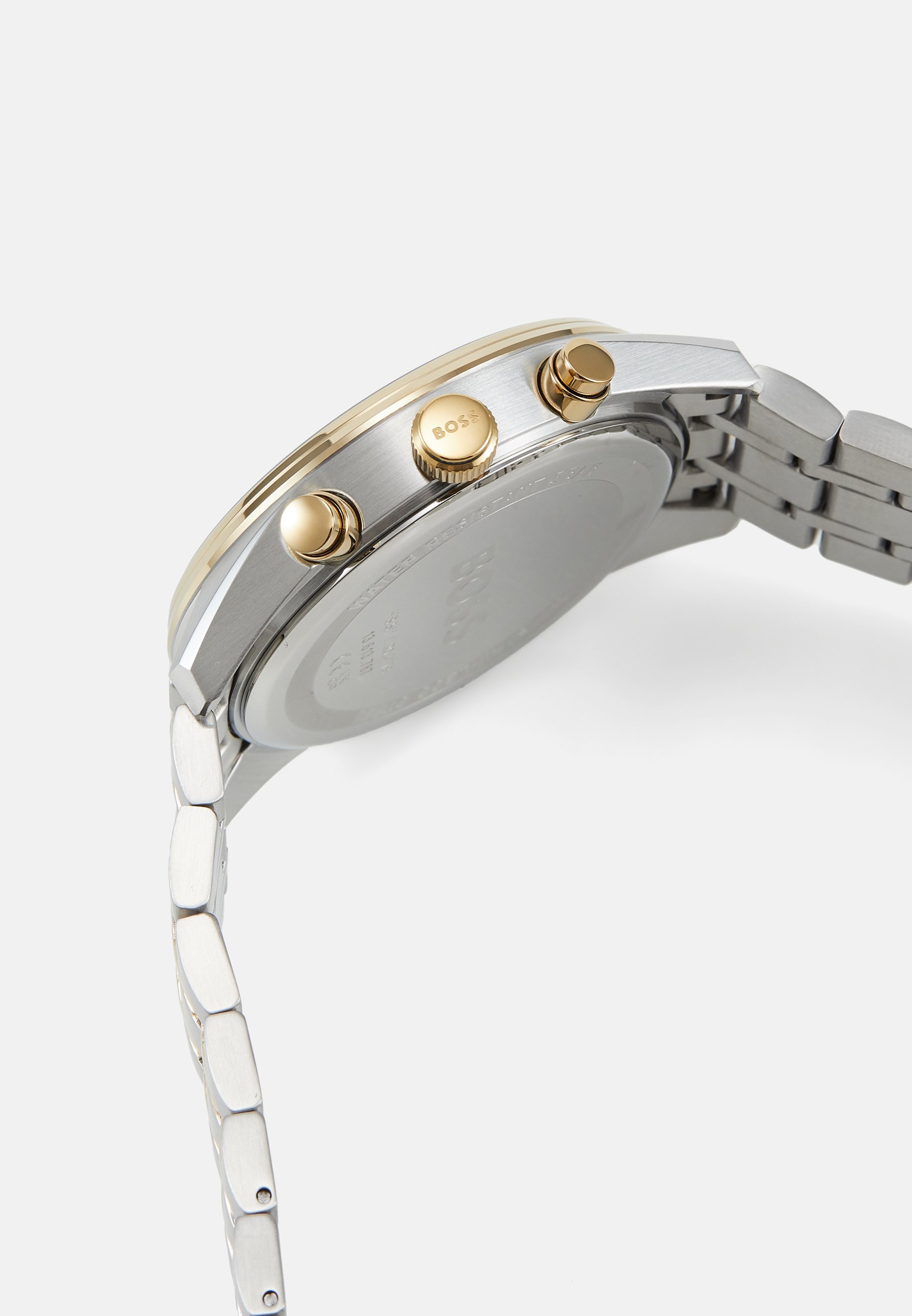 BOSS SKYTRAVELLER - Horloge - zilverkleurig/goudkleurig/blauw
