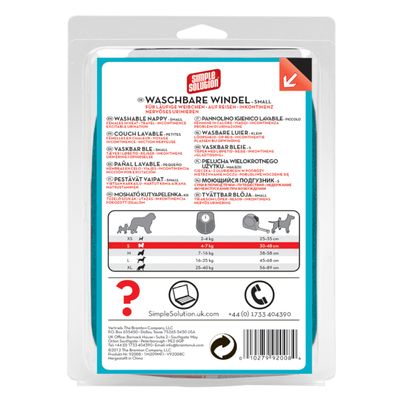 Scutec lavabil pentru câini Simple Solution - Femelă