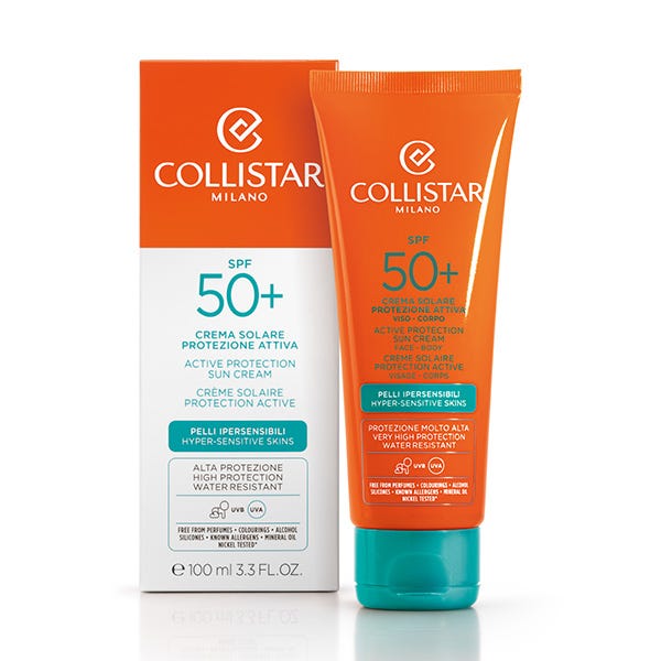 Aktiv beskyttelses solcreme til ansigt og krop SPF 50+ | 100 ml