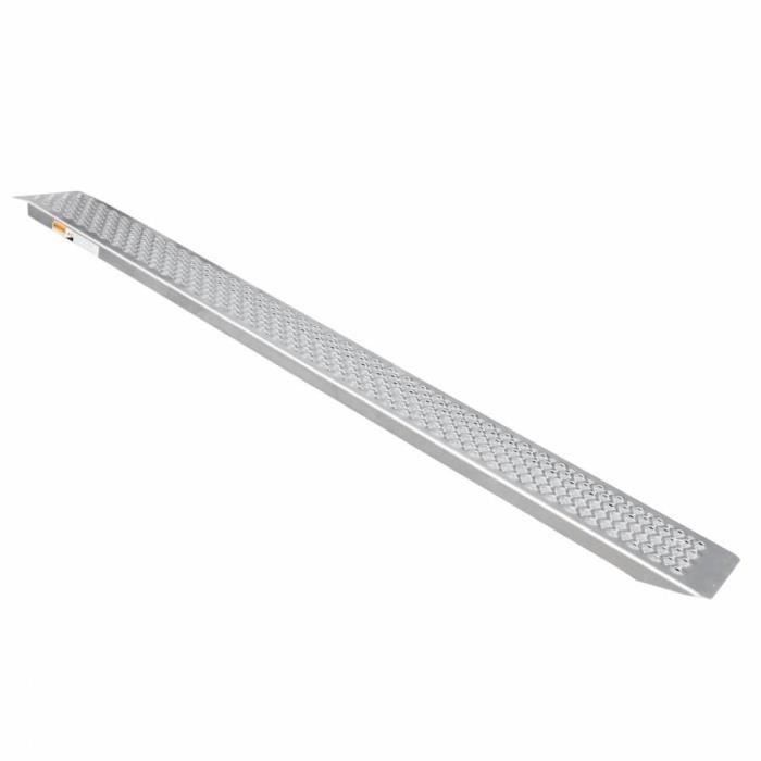 Rampa para motocicletas/quads/bicicletas eléctricas - P2R - Aluminio R1 - Longitud 2,00 m - Ancho 21,5 cm - Capacidad 400 kg