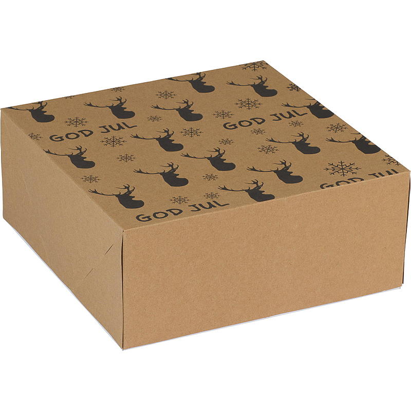 Confezione regalo da 3 pezzi con coperchio e base