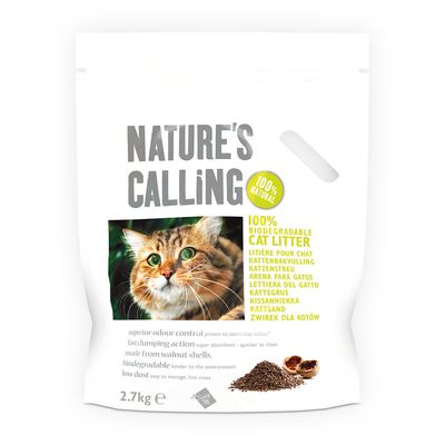 2,7 kg/6 kg Nature's Calling -kissanhiekka - 25 % alennus!*