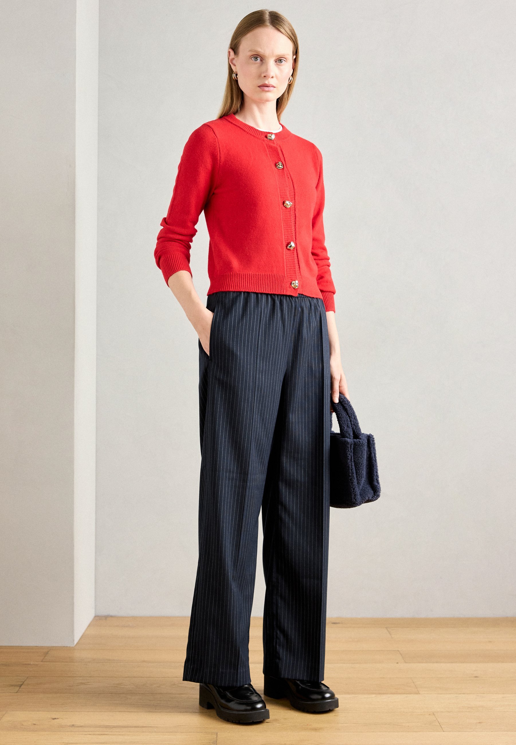 Lindex BROEK STELLA GOED GEKLEED - Broek - blauw