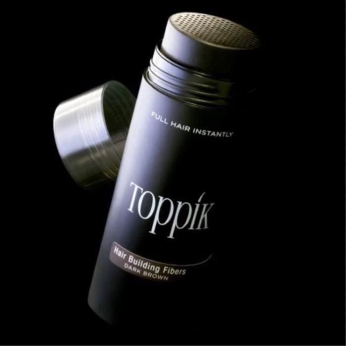 Haarverdikkend poeder - Toppik - 27,5 g - Keratine - Zwart - Volume en dichtheid