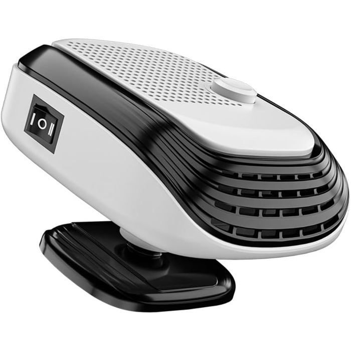 Riscaldatore per auto, camper, furgoni e camion, 24V 150W, portatile, raffreddamento e riscaldamento rapidi per l'inverno, spina con etichetta
