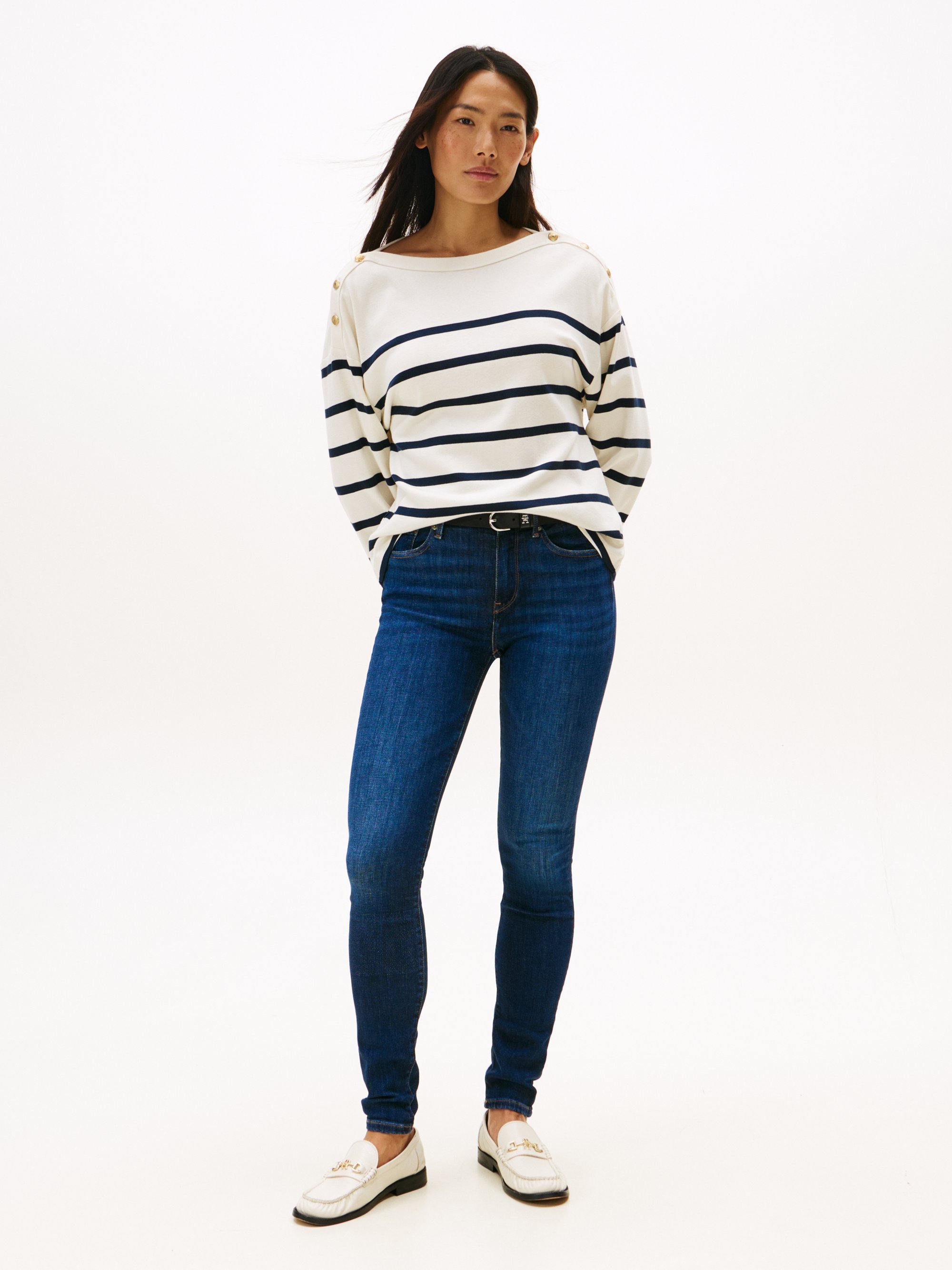 Tommy Hilfiger COMO - Blugi Skinny Fit - albastru închis