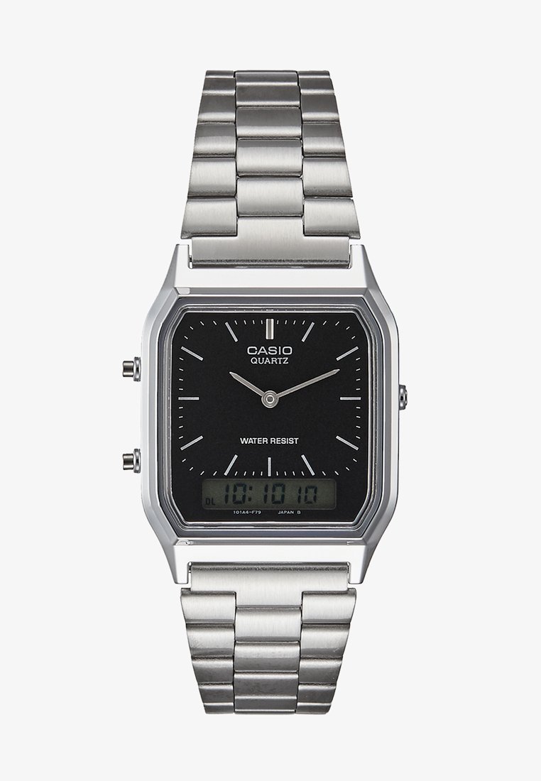 Casio UNISEX - Horloge - zilverkleurig/zwart