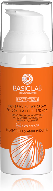 BasicLab Dermocosmetics Protecticus creme facial protetor leve FPS 50+