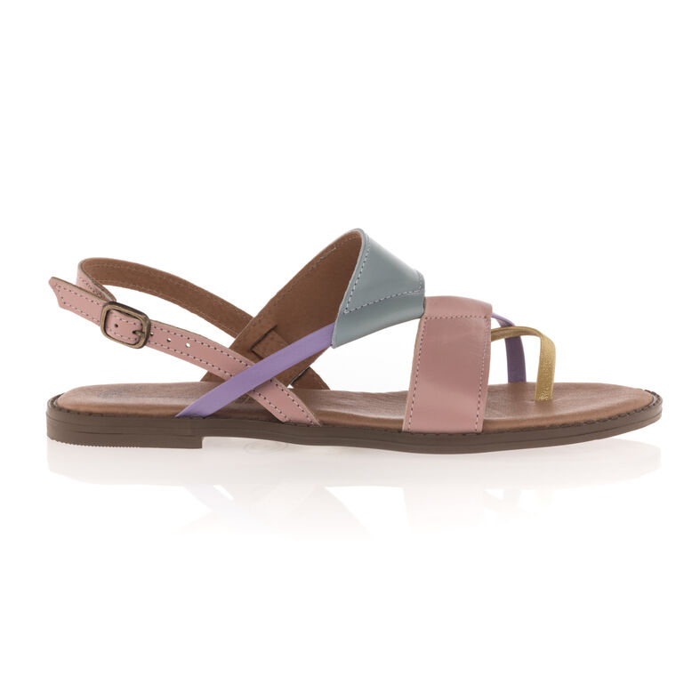 Flerfärgade flip-flops / sandaler för kvinnor