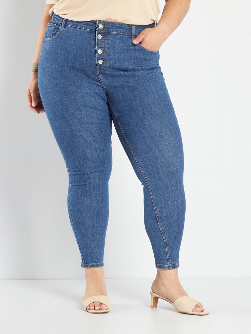 Calça Jeans Skinny - Tamanho 34 - Azul