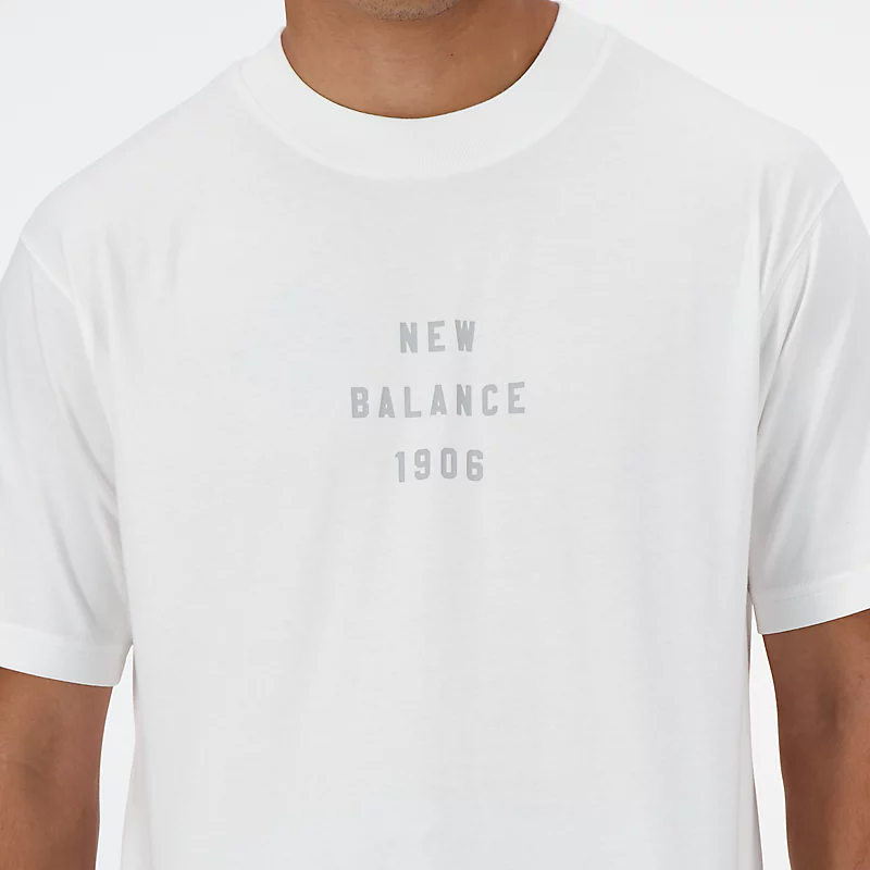 Koszulka Homme Iconic Collegiate Graphic - BIAŁA