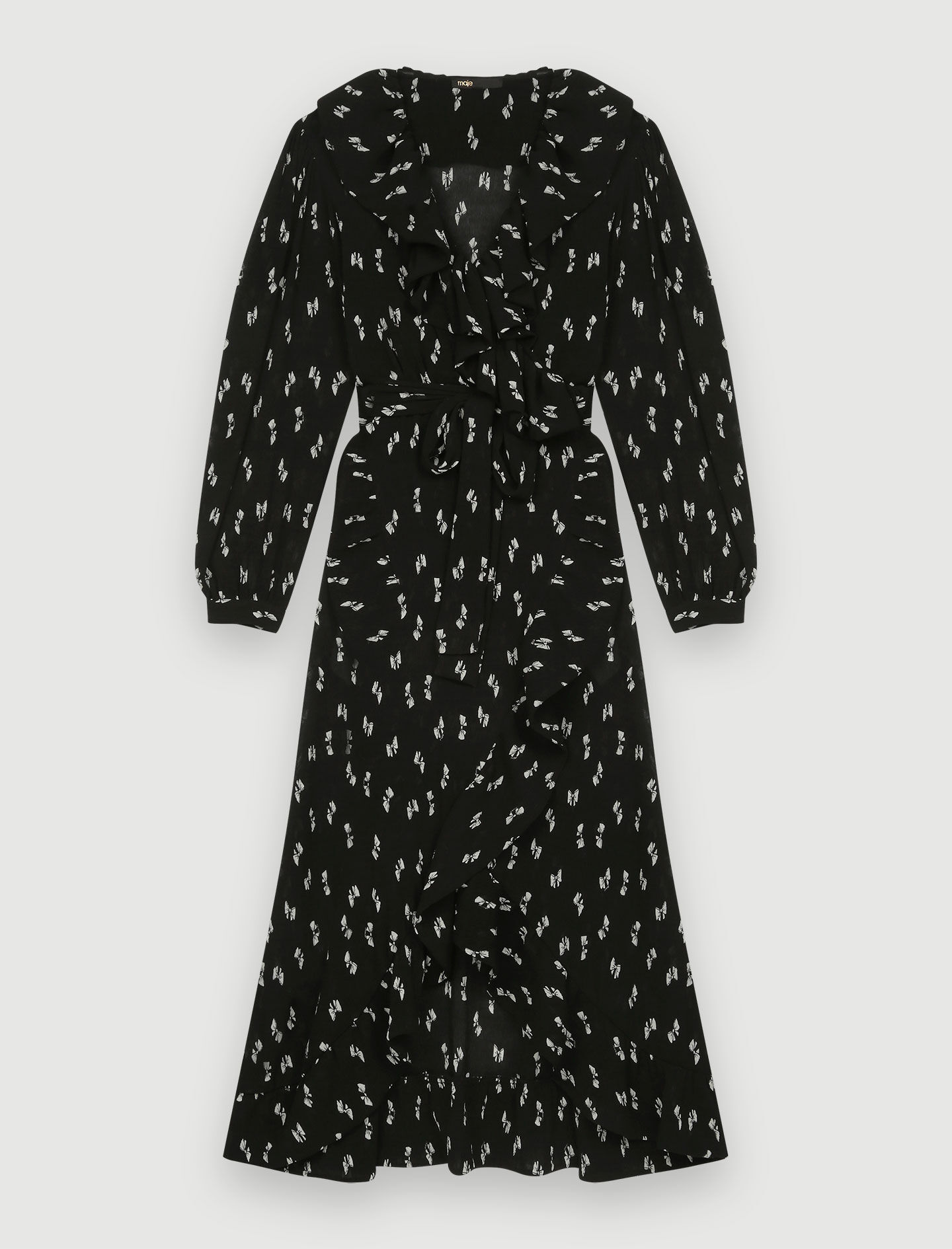Rochie cu volane - Noeuds Noir