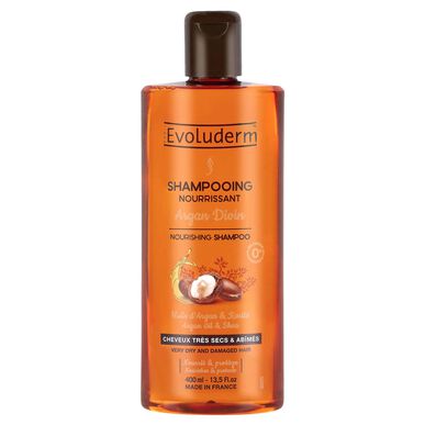 Evoluderm Ravitseva Shampoo Kuiville Hiuksille Argan Divin 400 ml 400 ml