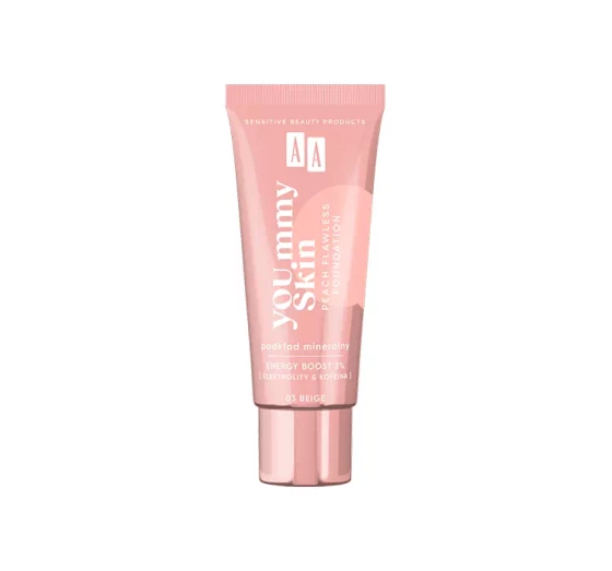 AA You.mmy Skin Peach Flawless Foundation mineralny podkład do twarzy 03 Beige 30 ml