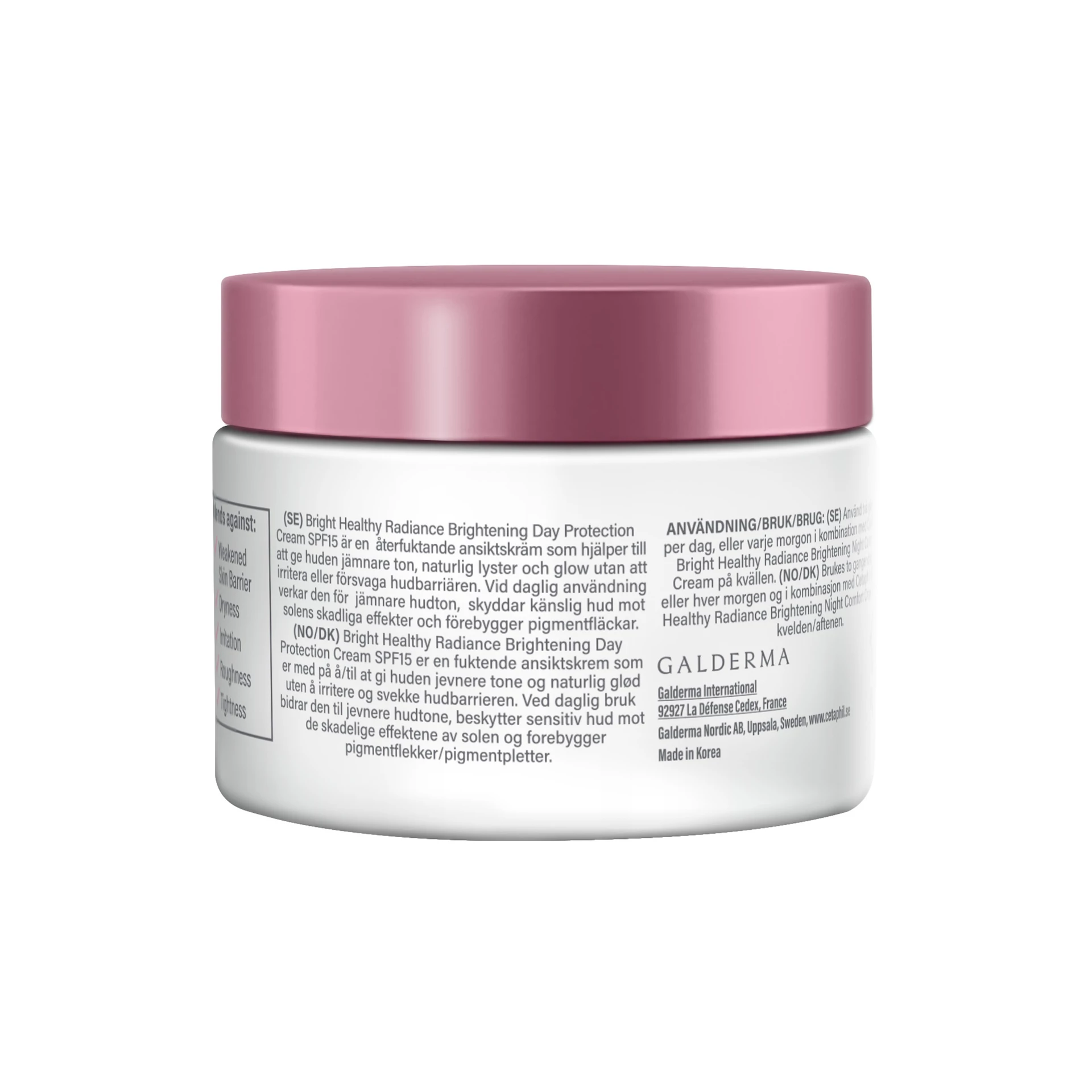Bright Healthy Radiance bőrvilágosító nappali védőkrém SPF15 50 g - Cetaphil