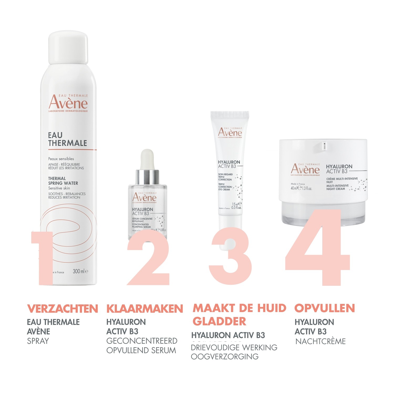 Avène Nočný krém Hyaluron Activ B3 Multiintenzívny nočný krém - 40 ml