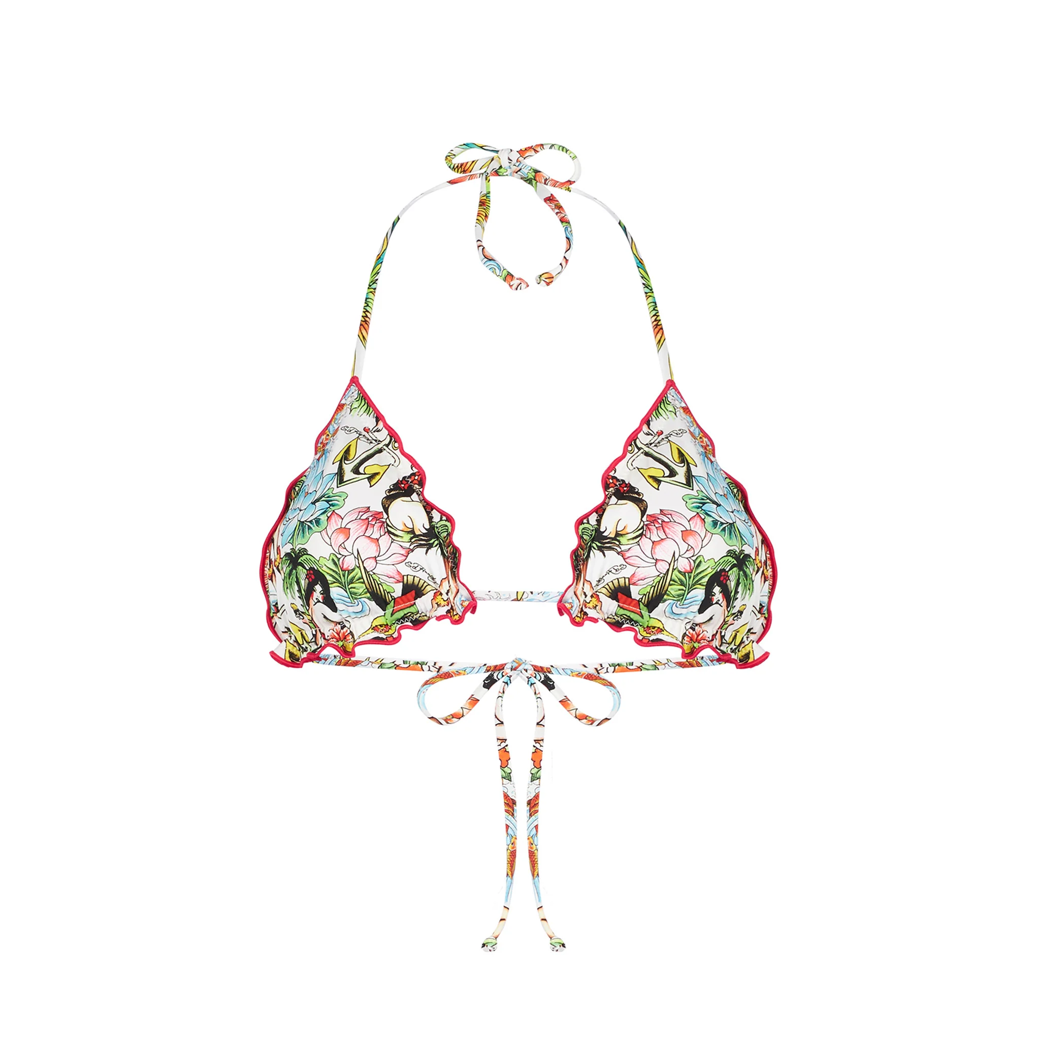 Tattoo-print met driehoekige bovenkant